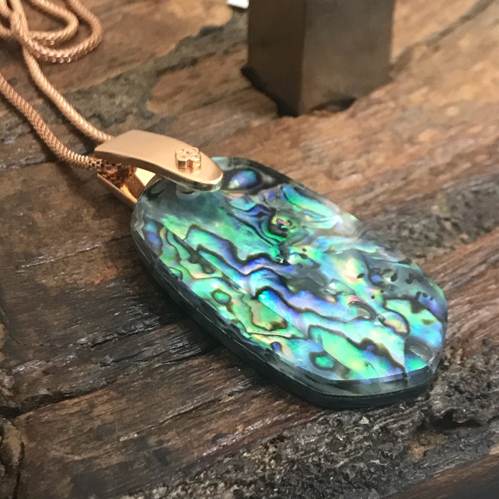 NWT Kendra Scott RSG Inez Necklace in Abalone! - Picture 5 of 11